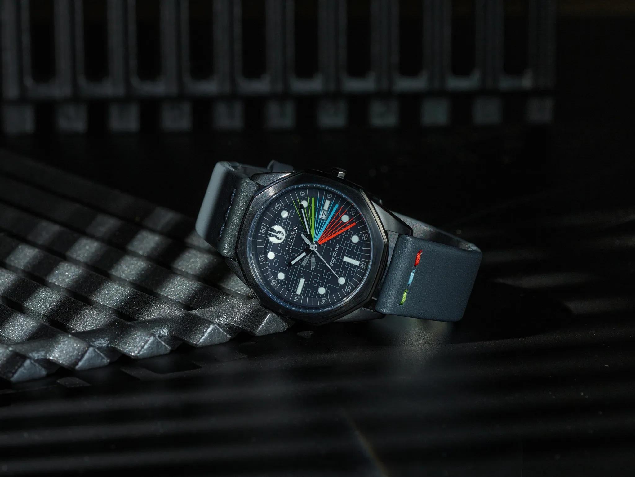 Jedi Master Black Dial Leather Strap BM7498-00W | CITIZEN